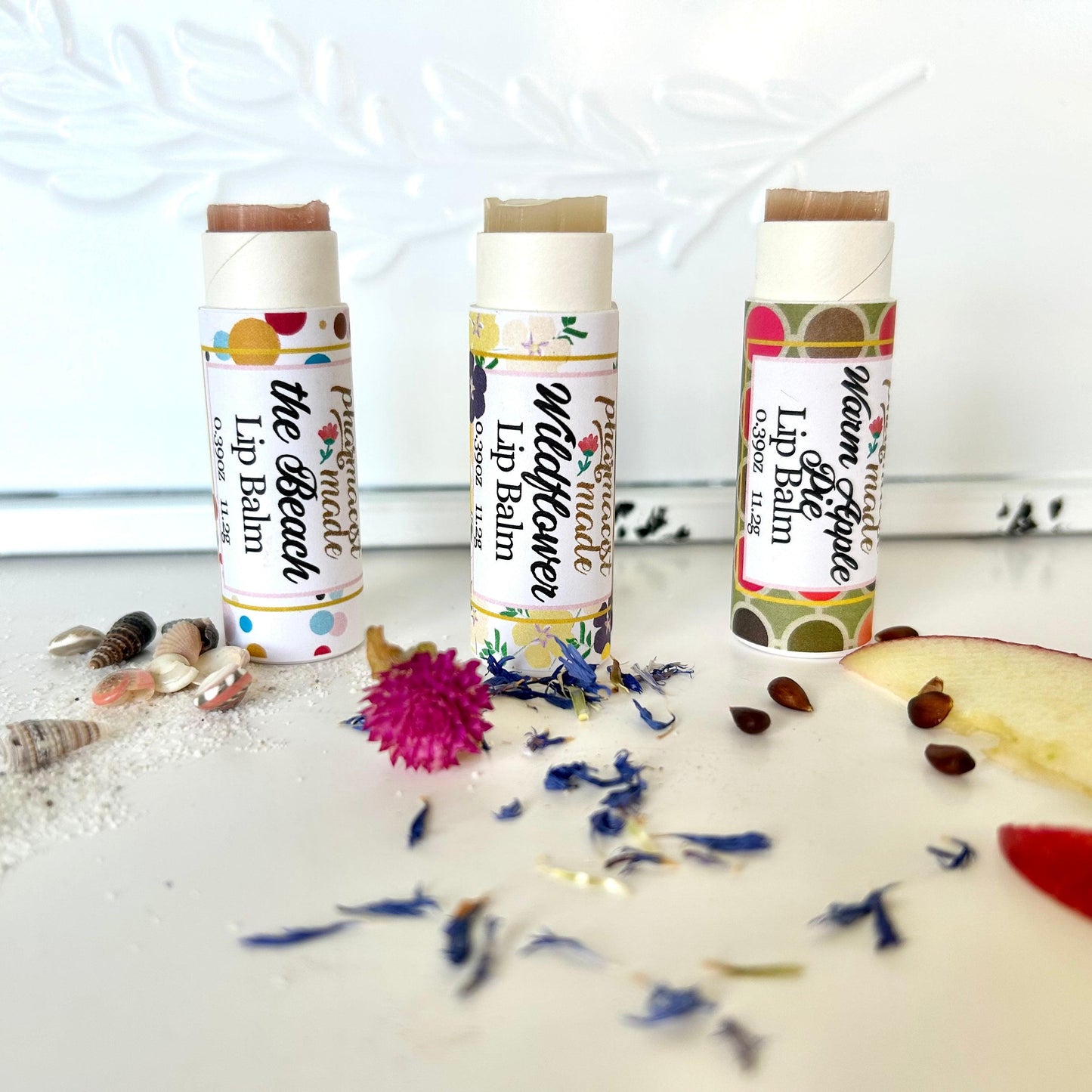 Large Lip Balm in an eco paper tube - Pharmacist Made