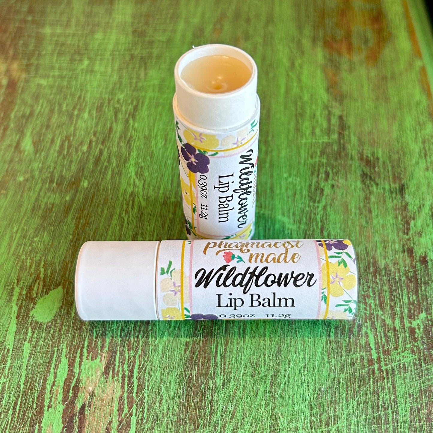 Large Lip Balm in an eco paper tube - Pharmacist Made