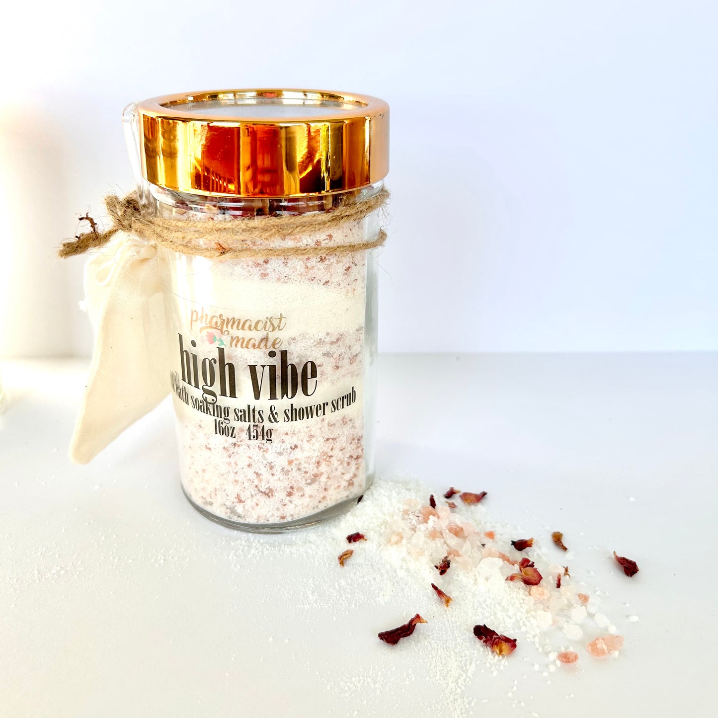 Milk Bath Soaking Salts and Shower Scrub by Pharmacist Made